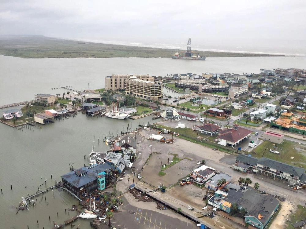 من آثار إعصار هارفي (د ب أ)