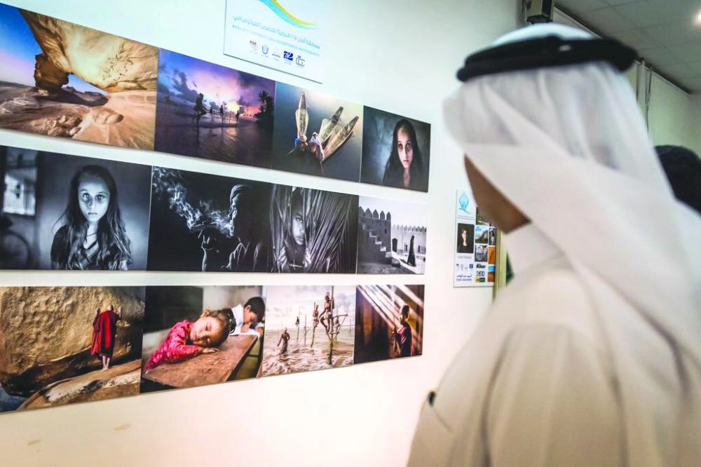 جانب من المعرض المصاحب للمسابقة (مكة)