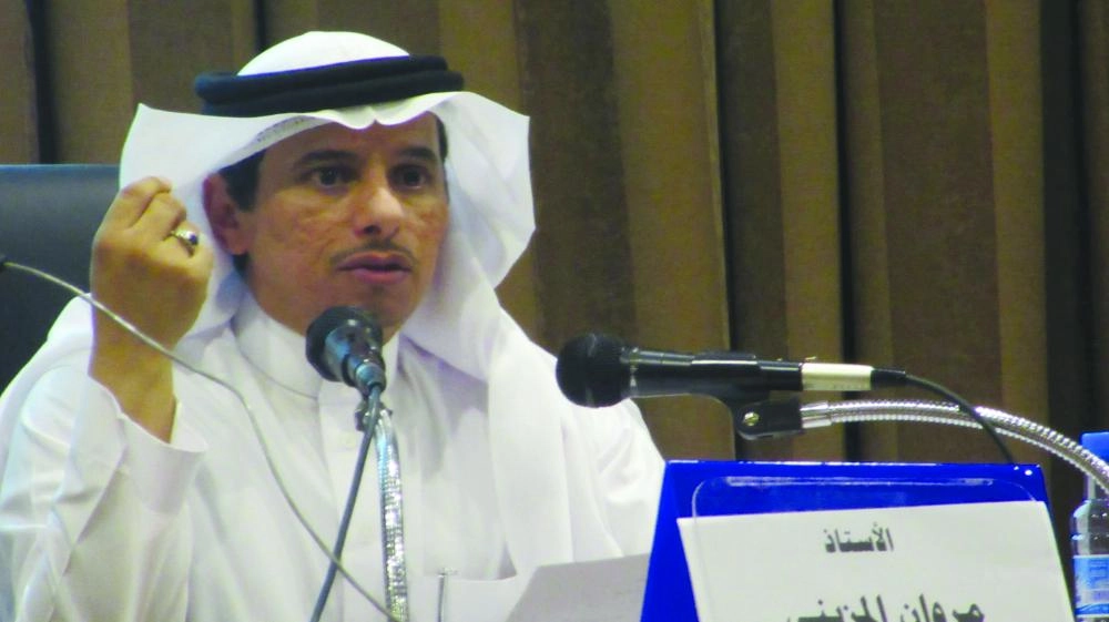 مروان المزيني أثناء الأمسية (مكة) 