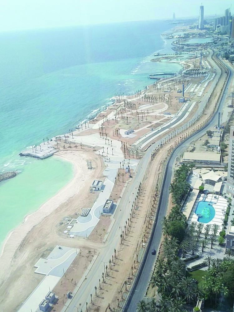 أعمال تطويرية على كورنيش جدة الشمالي (مكة)