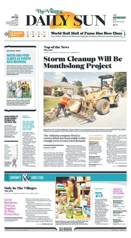 THE VILLAGES DAILY SUN