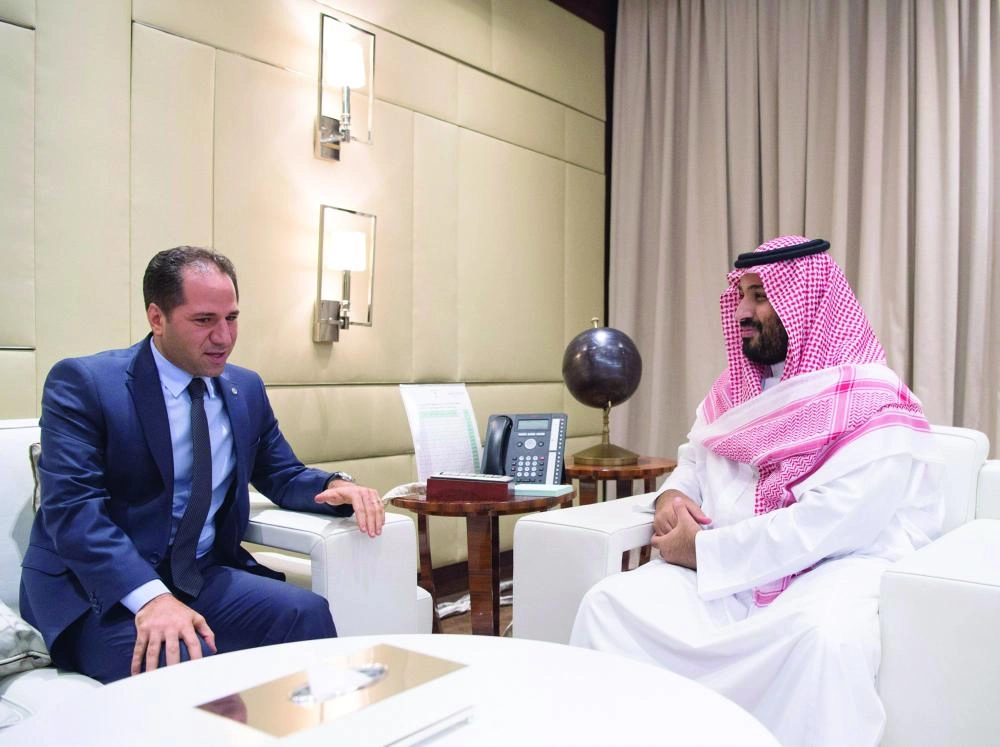 .. ولدى استقباله سامي الجميل