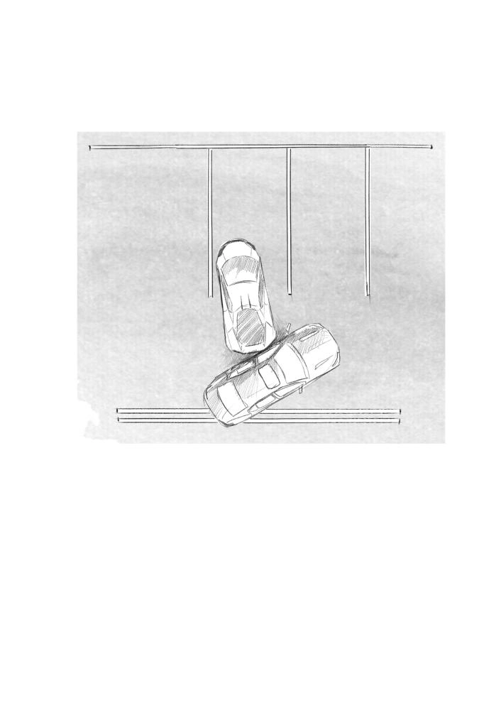 2 التصادم في مواقف السيارات