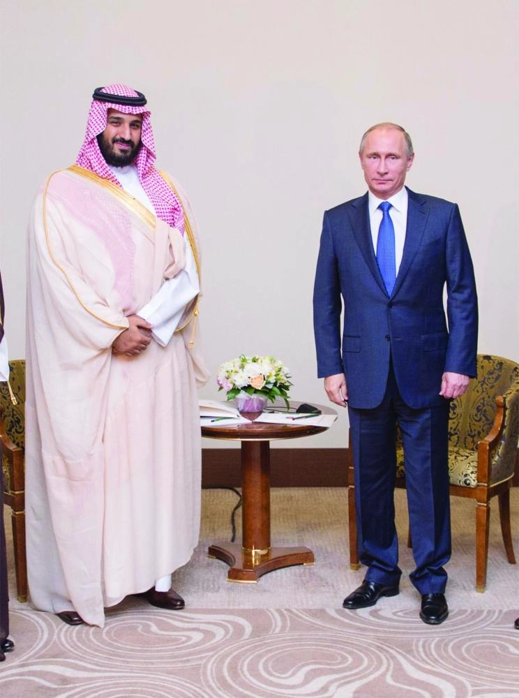  من لقاء بوتين والأمير محمد بن سلمان بموسكو في 11 أكتوبر 2015