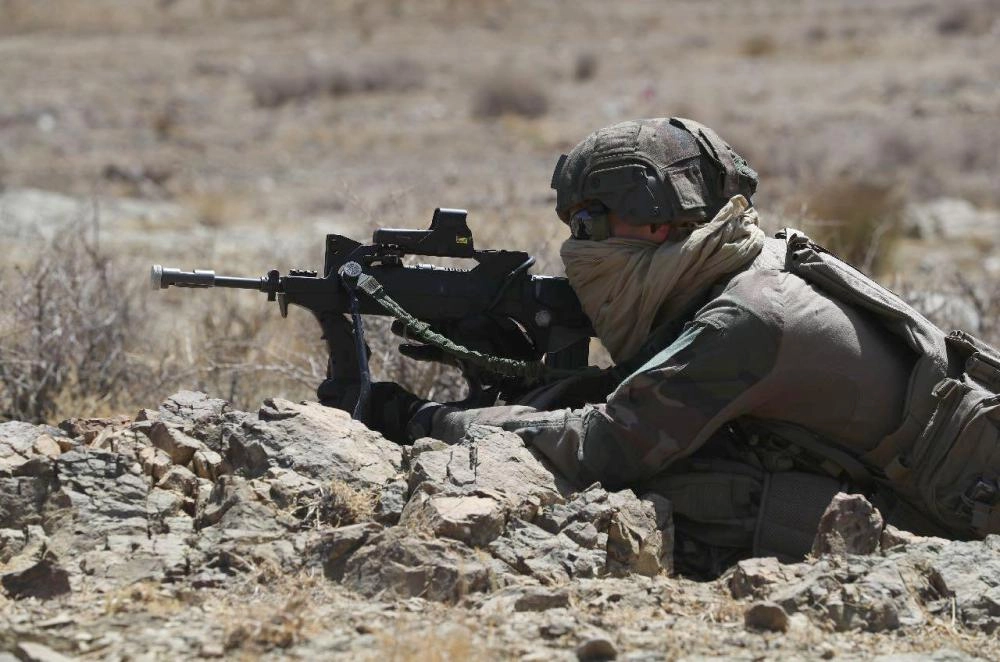 من مناورات تمرين الريك2 السعودي الفرنسي                                                                         (واس)