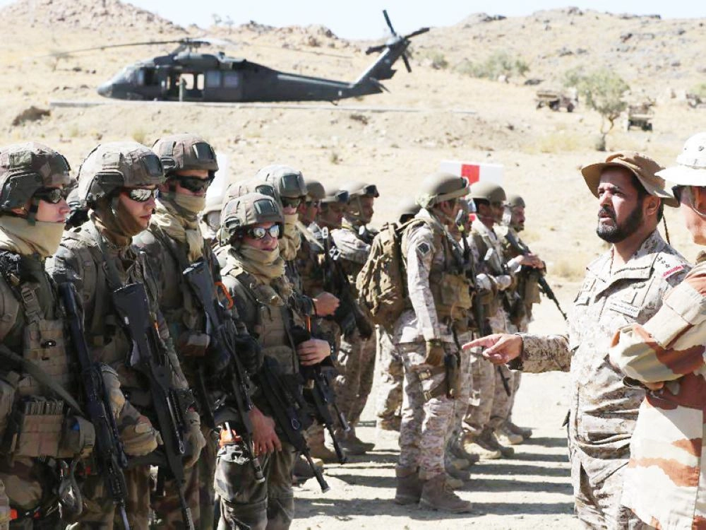 من مناورات تمرين الريك2 السعودي الفرنسي                                                                         (واس)