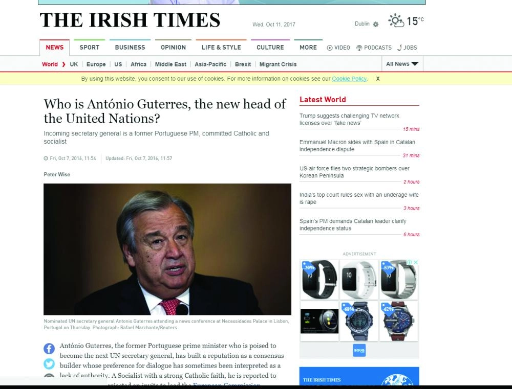 اشتراكي وكاثوليكي متزمت
إريش تايمز