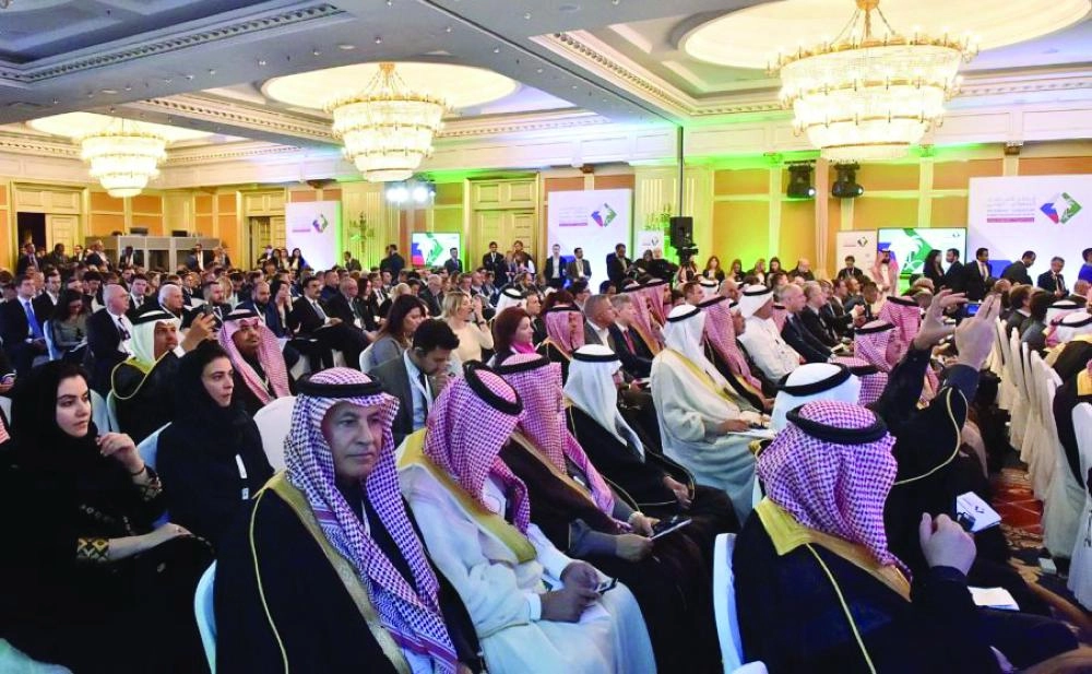 الوفد السعودي المشارك بمنتدى الأعمال السعودي الروسي في موسكو أخيرا (مكة)