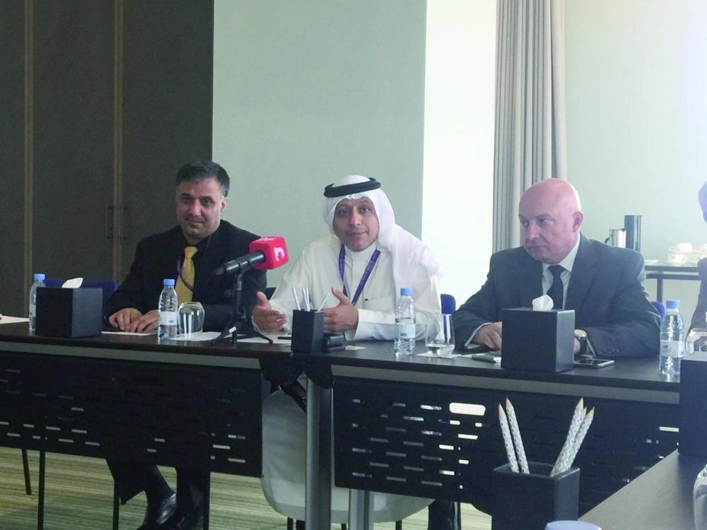 جانب من المؤتمر الصحفي (مكة)