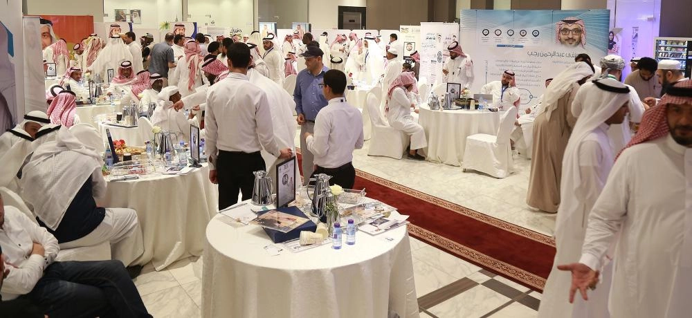 جانب من إجراءات التصويت بالغرفة التجارية بمكة (ياسر بخش)