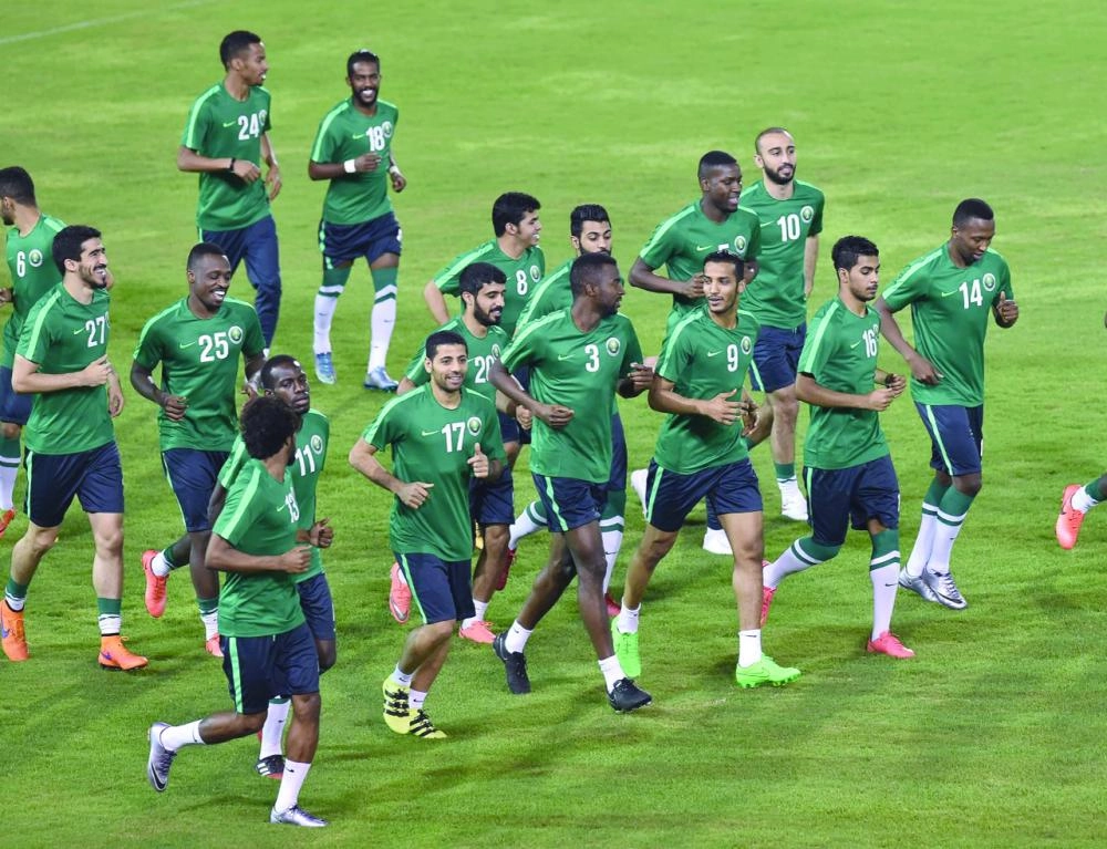 حصة تدريبية سابقة للأخضر (اتحاد القدم)