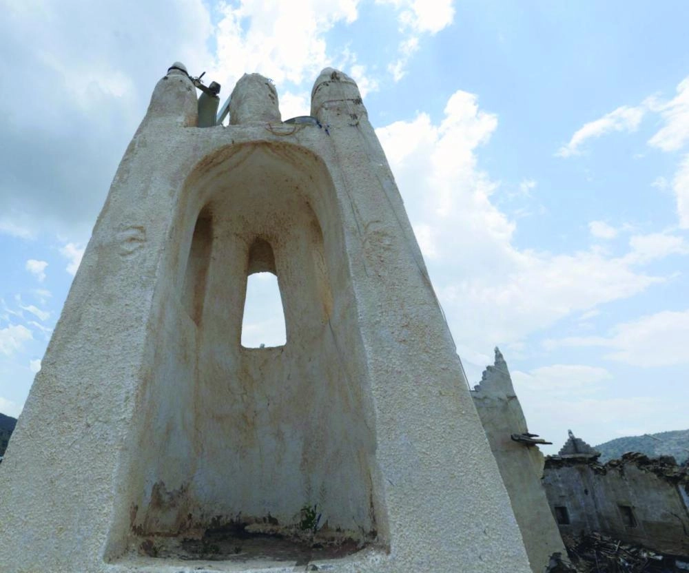 






مئذنة أحد المساجد القديمة                                         (واس)