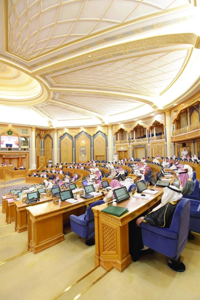 مجلس الشورى خلال جلسة سابقة         (واس)