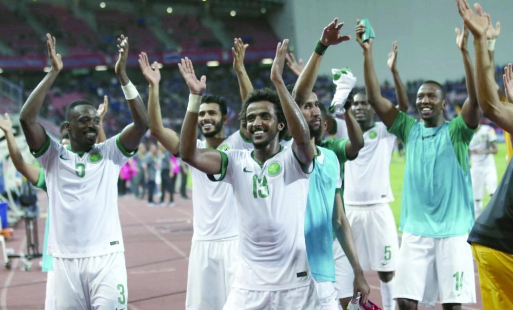 فرحة سابقة للمنتخب السعودي (ياسر بخش)