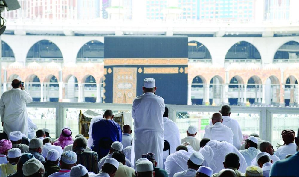 






مصلون في الحرم المكي أمس       (واس)