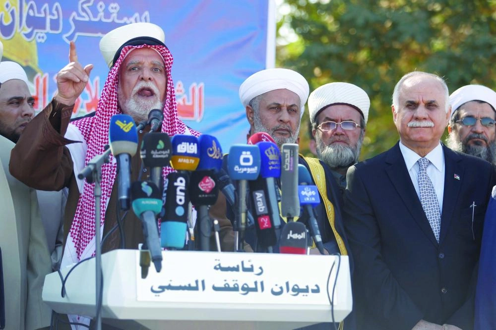 






وقفة احتجاجية لديوان الوقف السني في بغداد