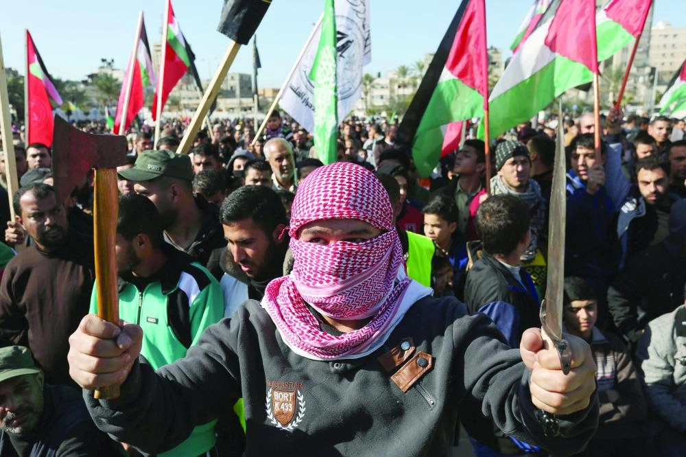 Anti-US Protest in Gaza