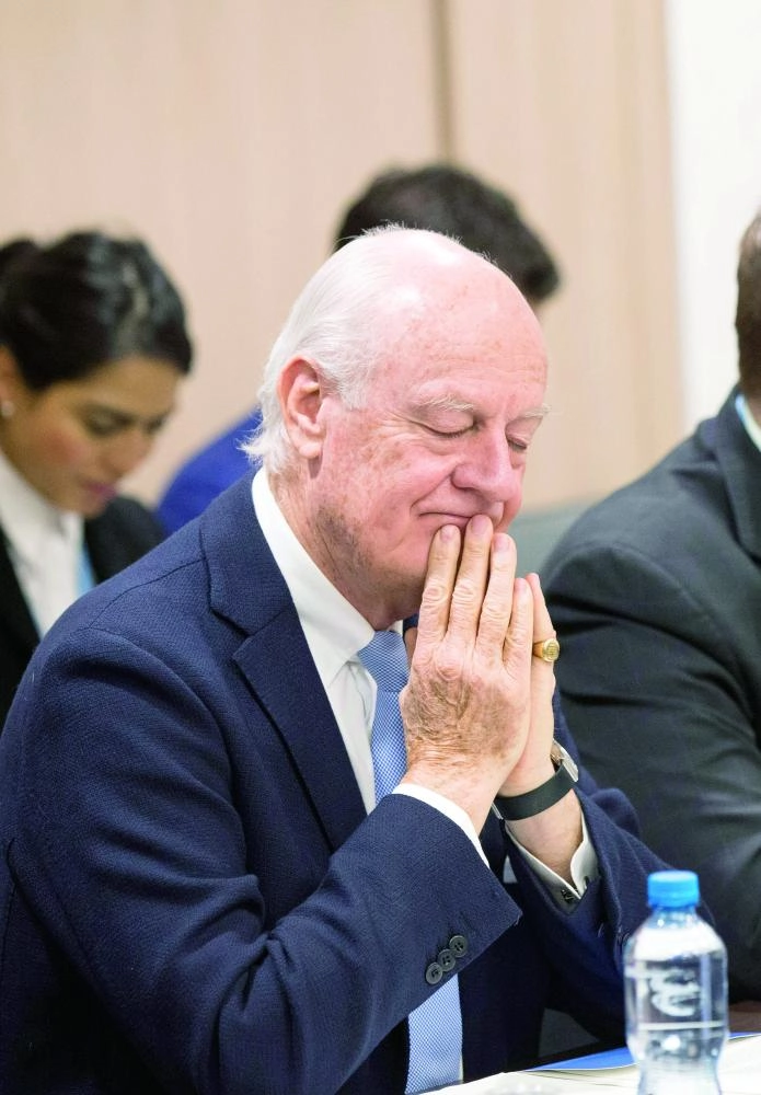 






خيبة الأمل تبدو على المبعوث الأممي