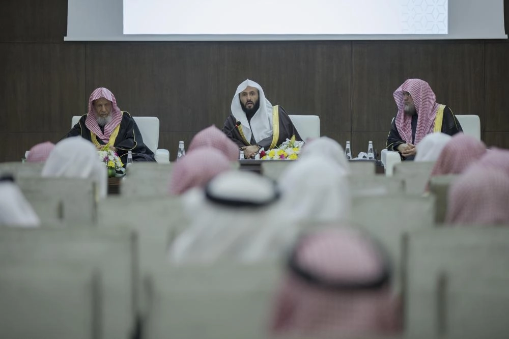 معالي وزير العدل متحدثاً خلال حفل التدشين