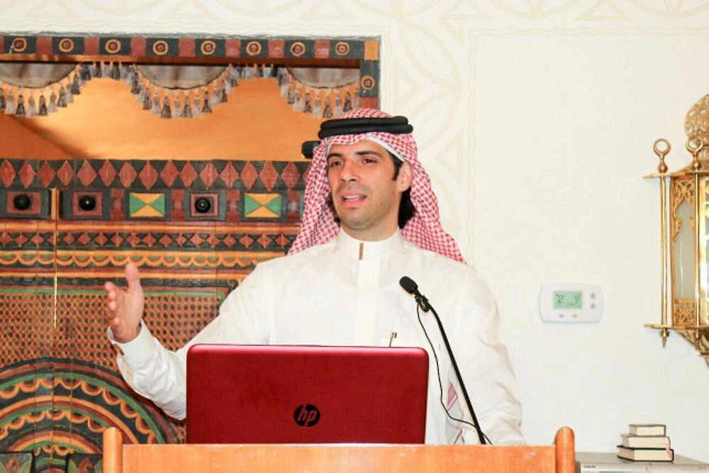 






حسام زواوي متحدثا خلال اللقاء                                         (مكة)