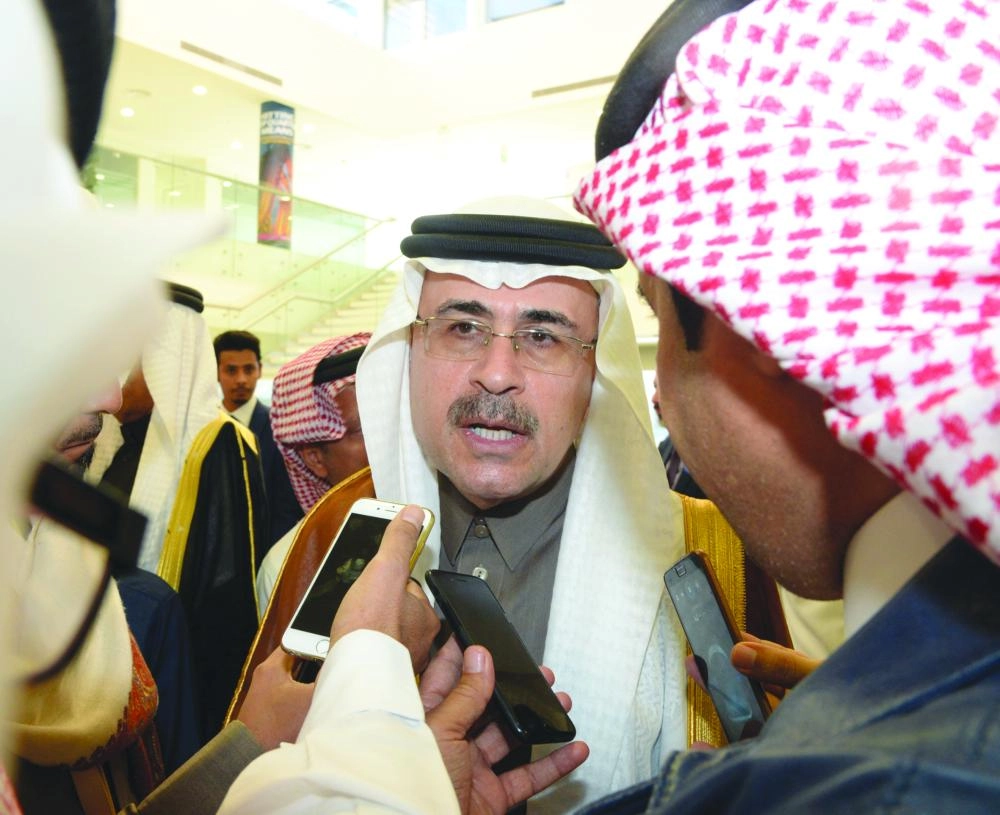 الناصر يتحدث للصحفيين (مكة)