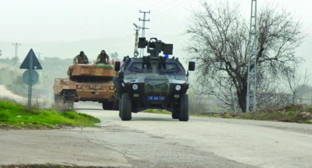 






آليات تركية على الحدود مع عفرين