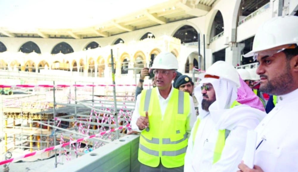 السديس خلال الجولة (مكة)