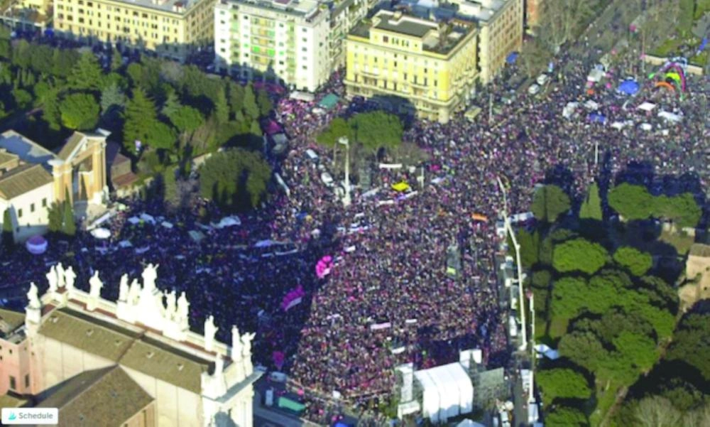 أكبر احتجاج ضد الحرب