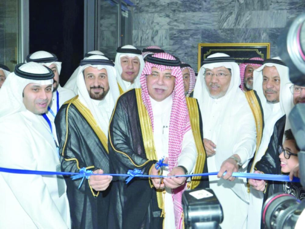 ماجد القصبي لدى افتتاح المشروع