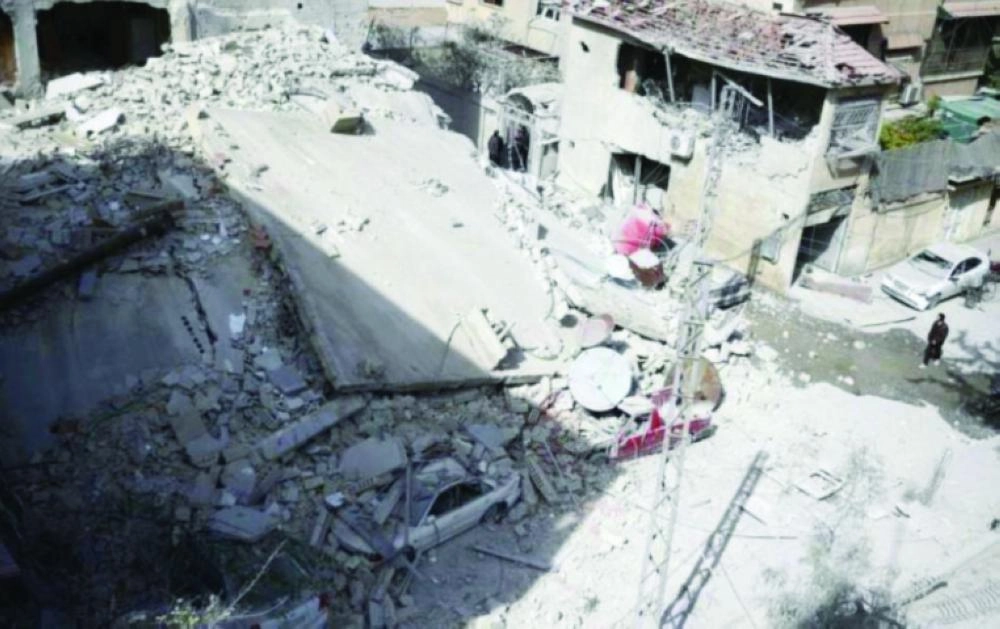 






آثار القصف على الغوطة الشرقية