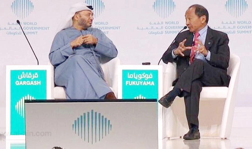 






أنور قرقاش يحاور فرانسيس فوكوياما خلال الجلسة