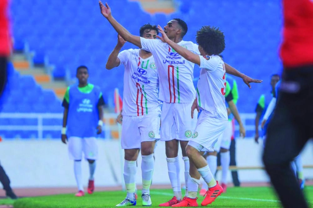 






ليان معبرا عن فرحته بهدفه أمس    (إعلامي الاتفاق)