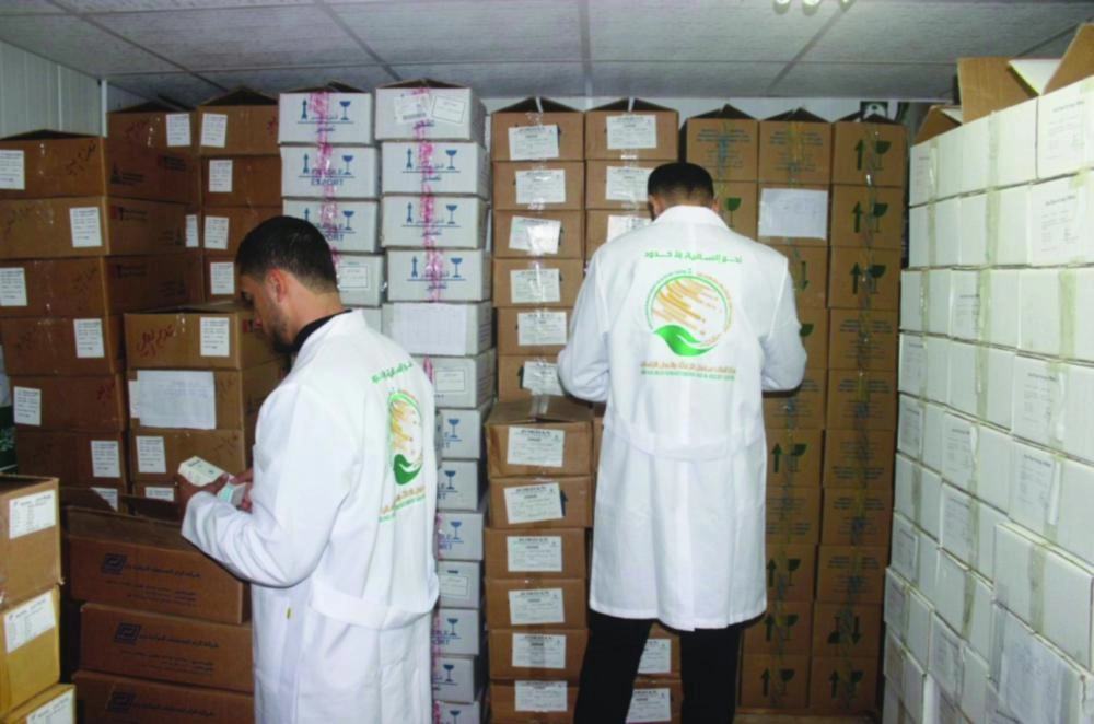 أدوية جديدة في العيادات السعودية بالزعتري (واس)