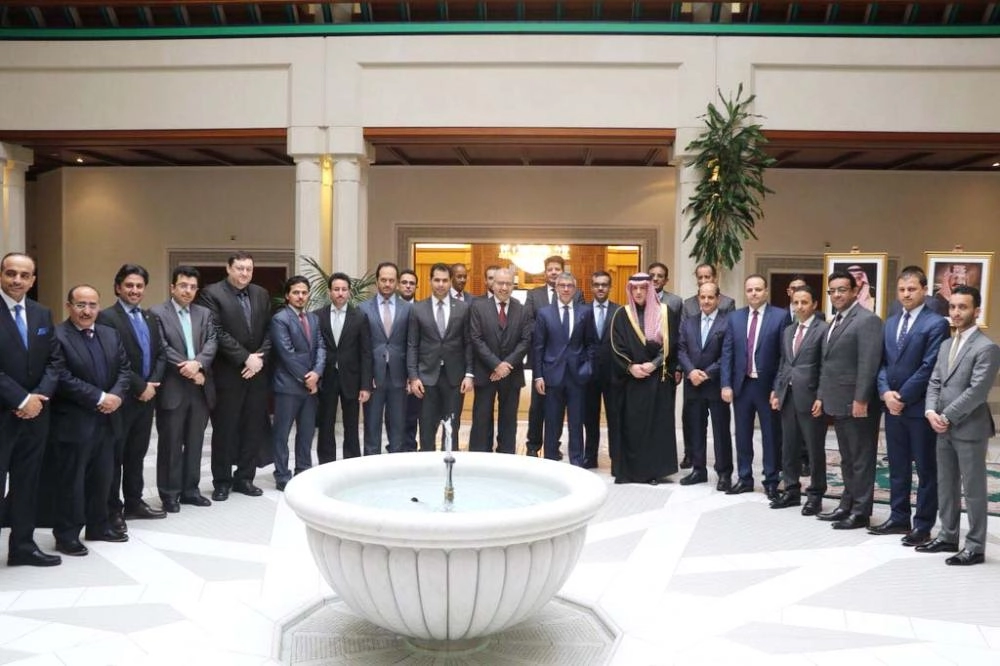 






الجبير يزور مقر وفد المملكة الدائم لدى الأمم المتحدة بجنيف أمس                                                                          (وزارة الخارجية)