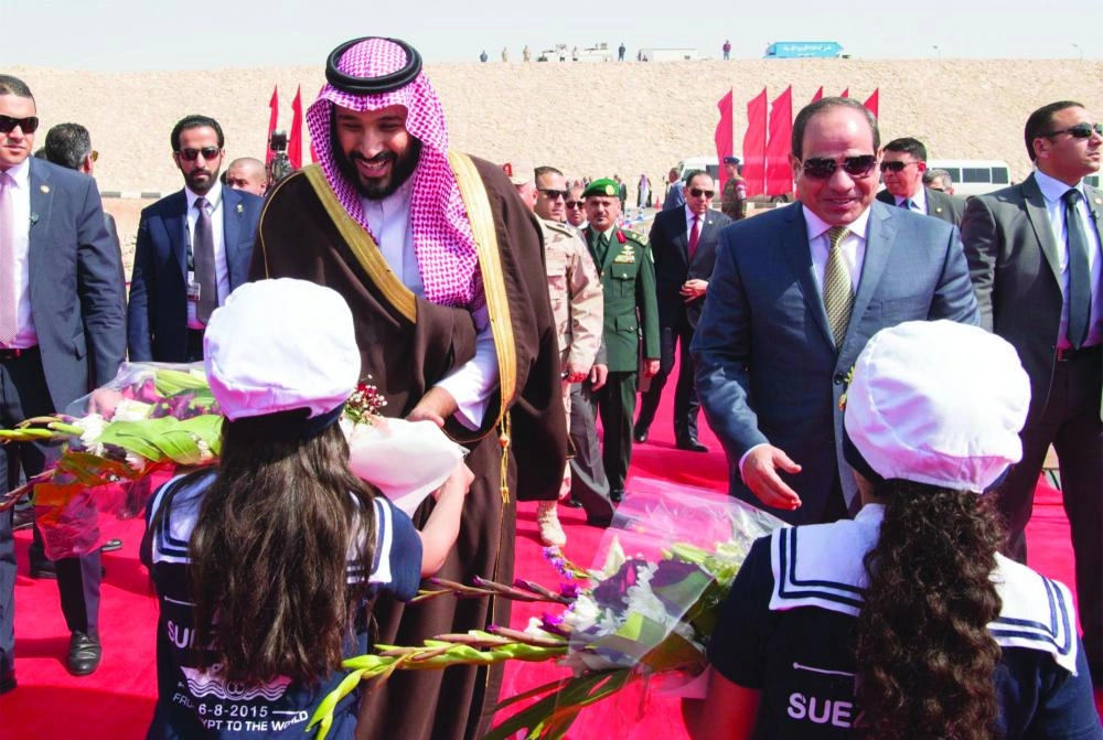 من جولة الرئيس المصري وولي العهد