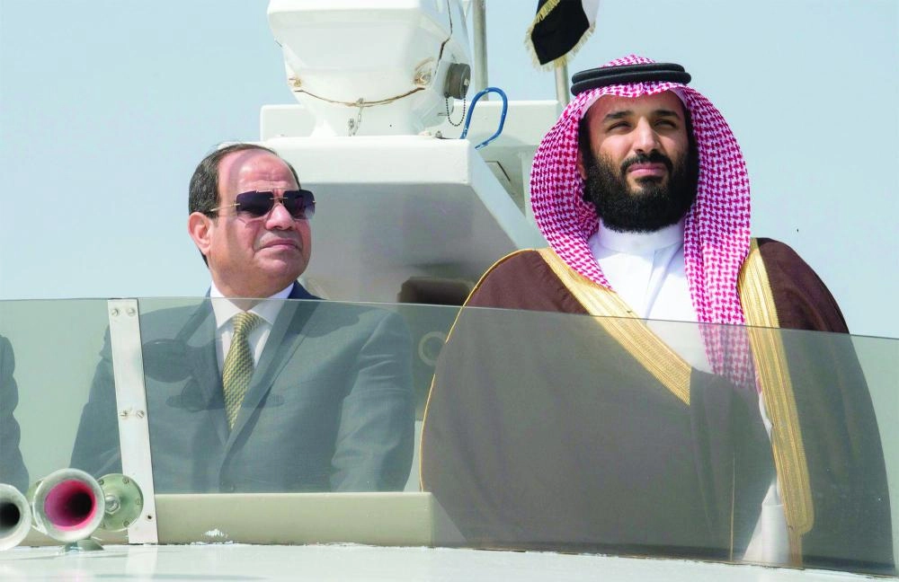 من جولة الرئيس المصري وولي العهد