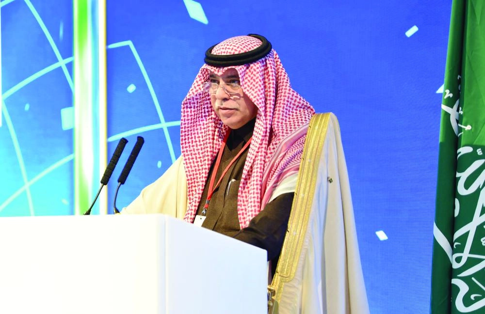 القصبي متحدثا في المنتدى