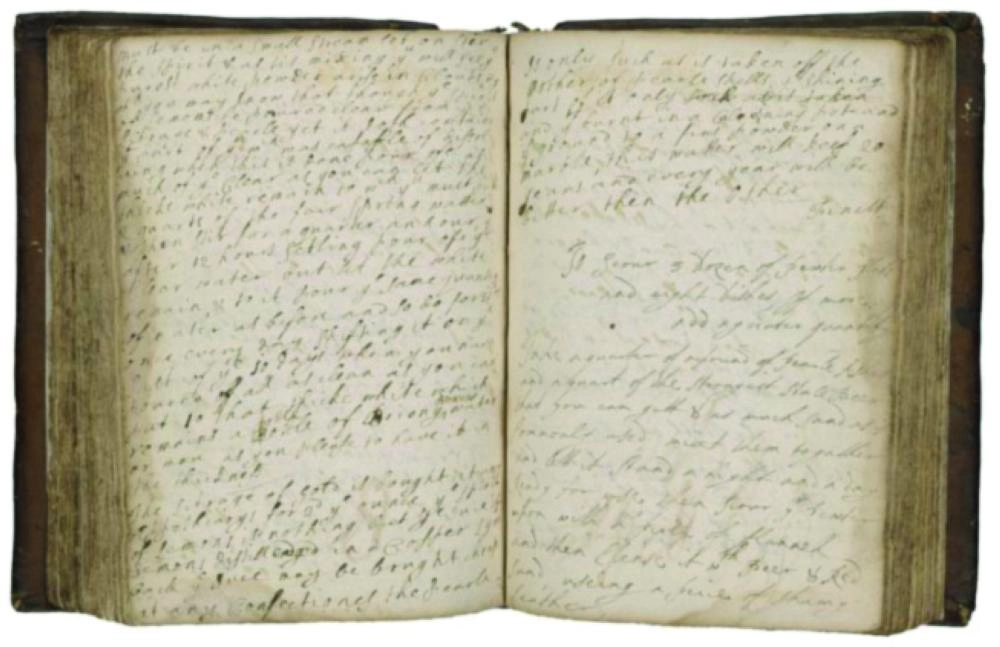 كتاب وصفات طهو يعود إلى القرن السابع عشر ميلادي