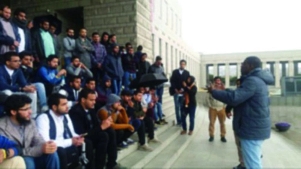 من رحلة الطلاب العام الماضي إلى كوريا الجنوبية (مكة)