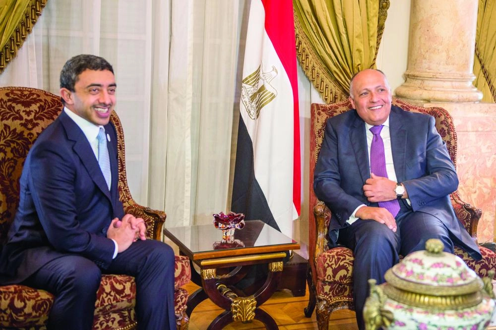 






سامح شكري وعبدالله بن زايد                       (إ ب أ)