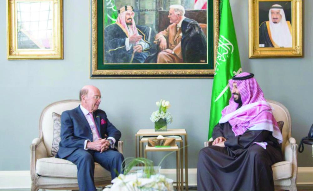 






أحد لقاءات ولي العهد مع المسؤولين الأمريكيين                                                                                                                                          (واس)