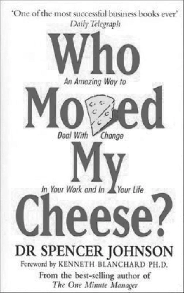 من الذي حرك قطعة الجبن الخاصة بي ؟