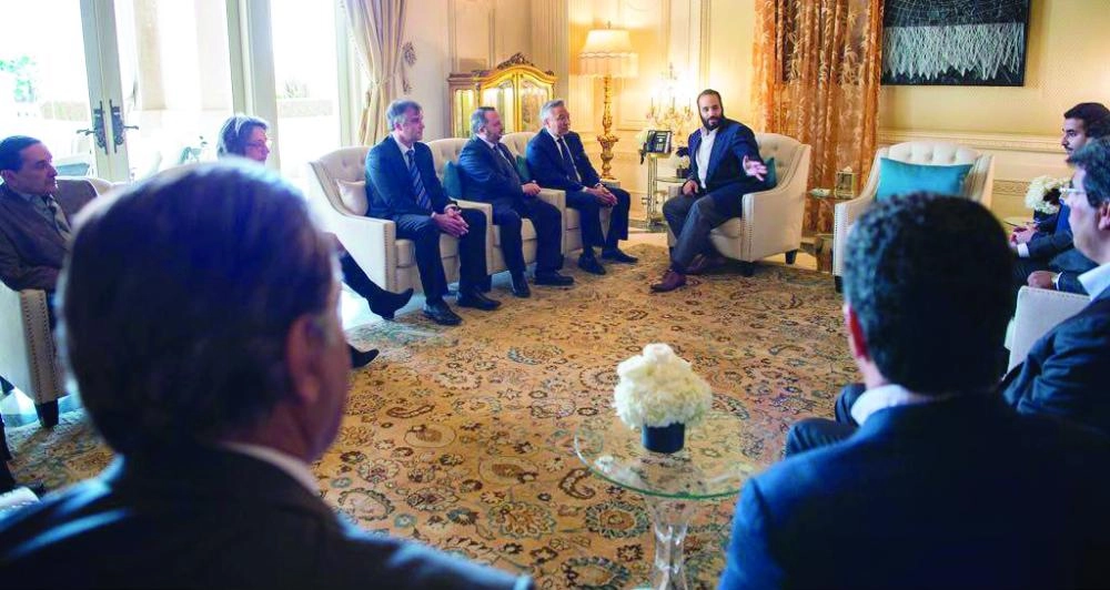 







ولي العهد يلتقي رئيس شركة  وارنر بروذارز                                                                                                              (واس) 