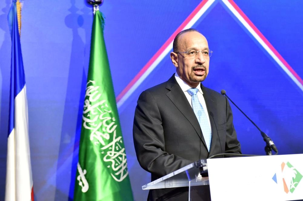 الفالح خلال كلمته بمنتدى الرؤساء التنفيذيين السعودي الفرنسي (واس)
