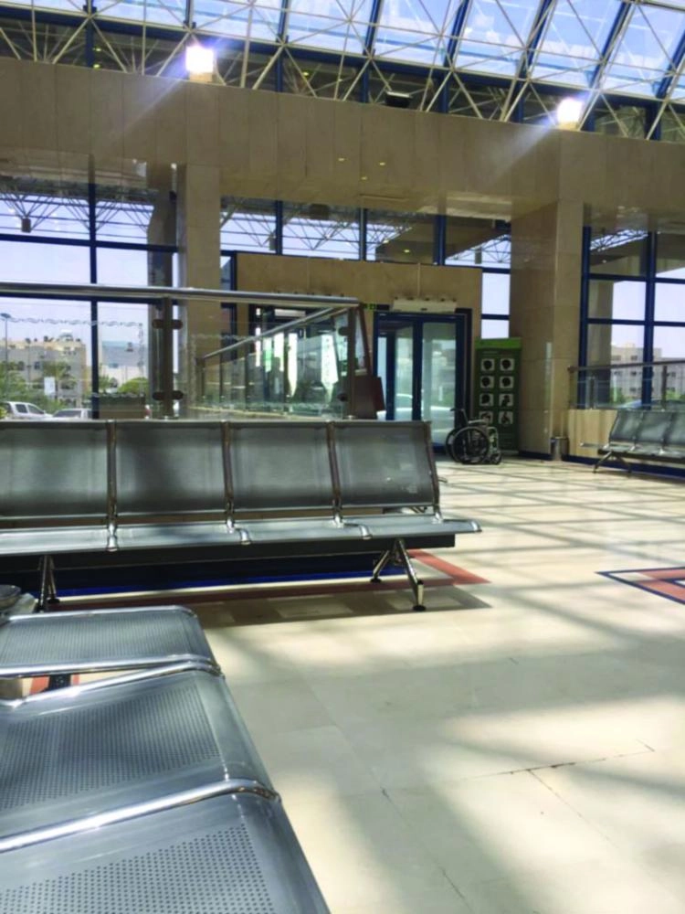 إحدى صالات الانتظار بالمستشفى  (مكة)