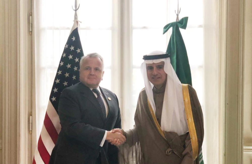 الجبير ونائب وزير الخارجية الأمريكي جون سوليفان (واس)