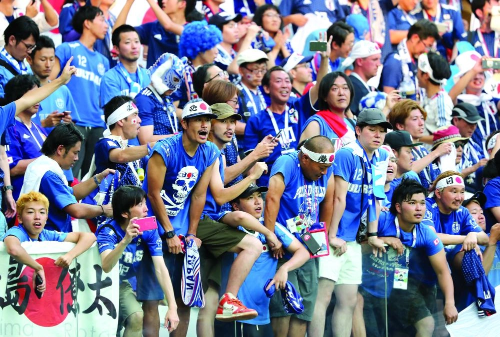  جمهور ياباني آزر منتخب بلده في المونديال (د ب أ)