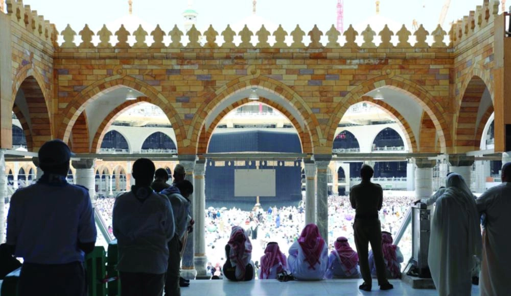 






مصلون يستمعون لخطبة الجمعة في الحرم المكي (واس)