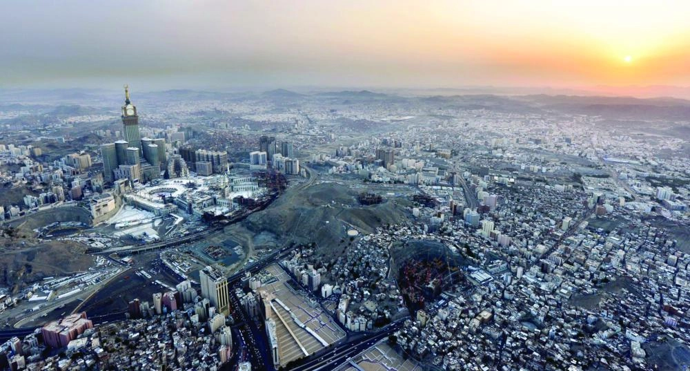 منظر جوي لمكة المكرمة                                                                                          (واس)