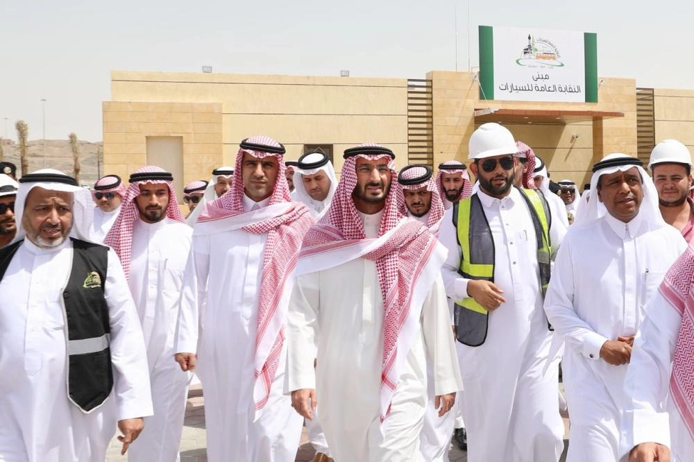 عبدالله بن بندر خلال الجولة (مكة)